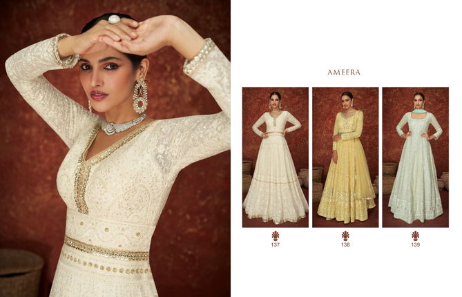 Ameera 137 Heavy Wedding Wear Wholesale Salwar Kameez Collection